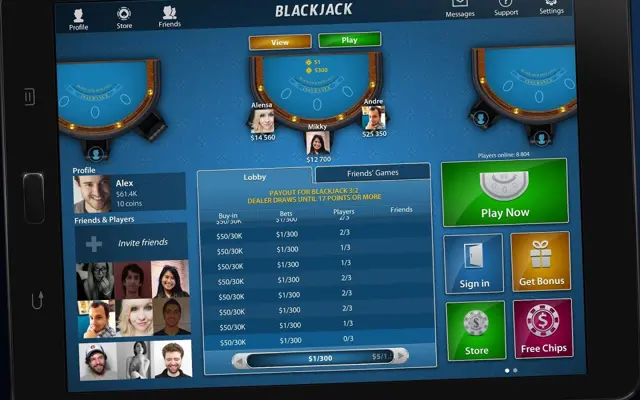 Blackjack android App screenshot 1